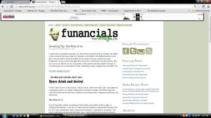 Funancials Screenshot September 23 2011