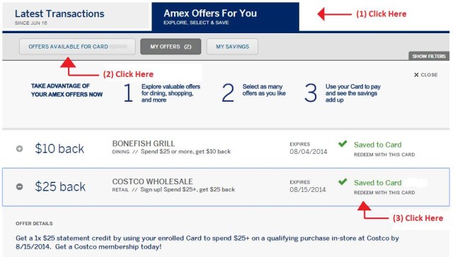 amex costco offer