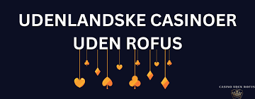Casino uden ROFUS med Cashback - Få dine penge tilbage!
